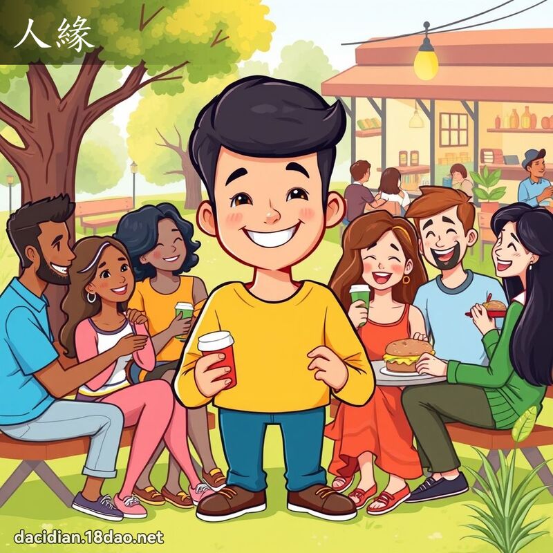 人缘 - 国语大辞典配图