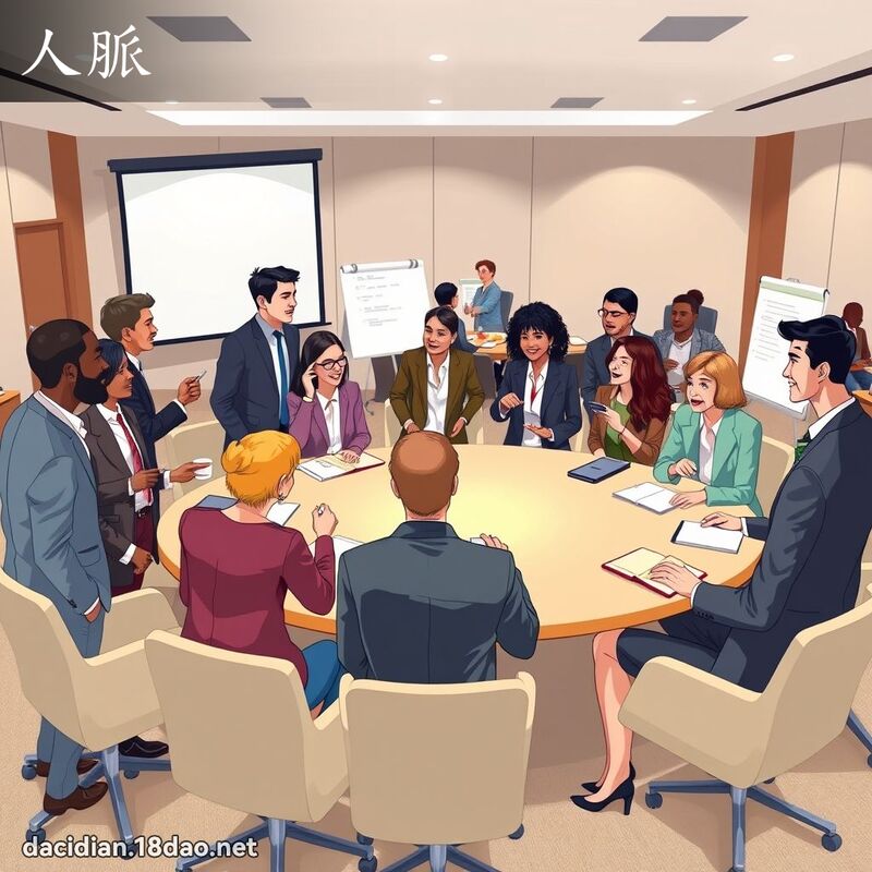 人脉 - 国语大辞典配图