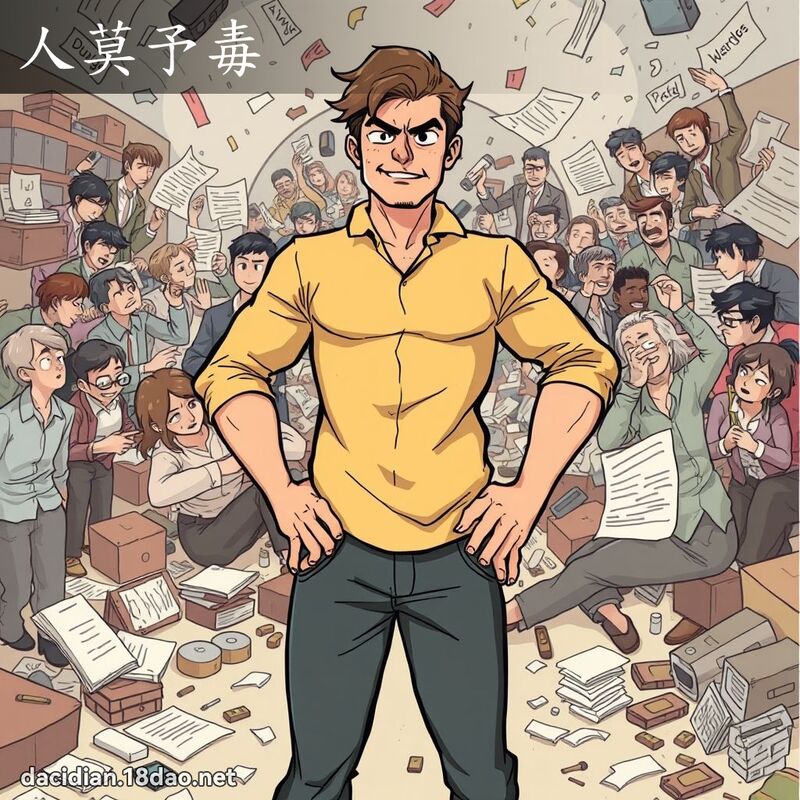 人莫予毒 - 国语大辞典配图