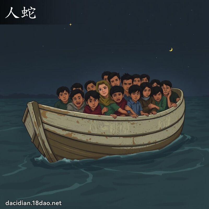 人蛇 - 國語大辭典配圖