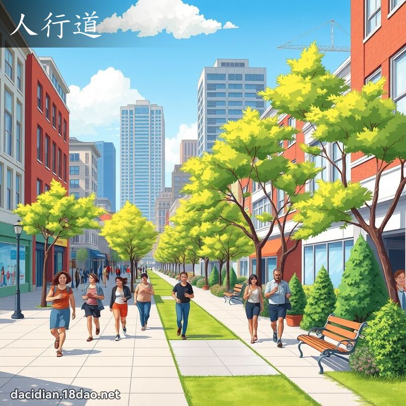 人行道 - 國語大辭典配圖