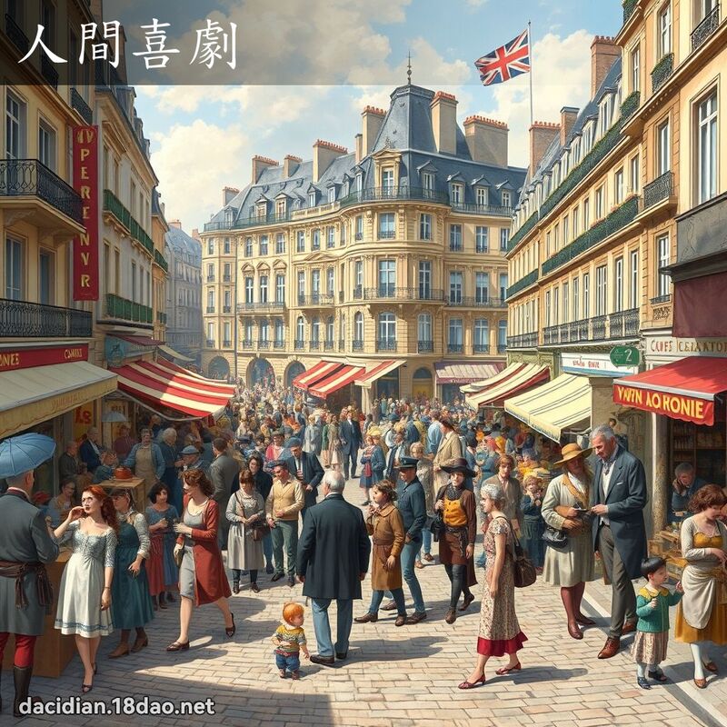 人間喜劇 - 國語大辭典配圖