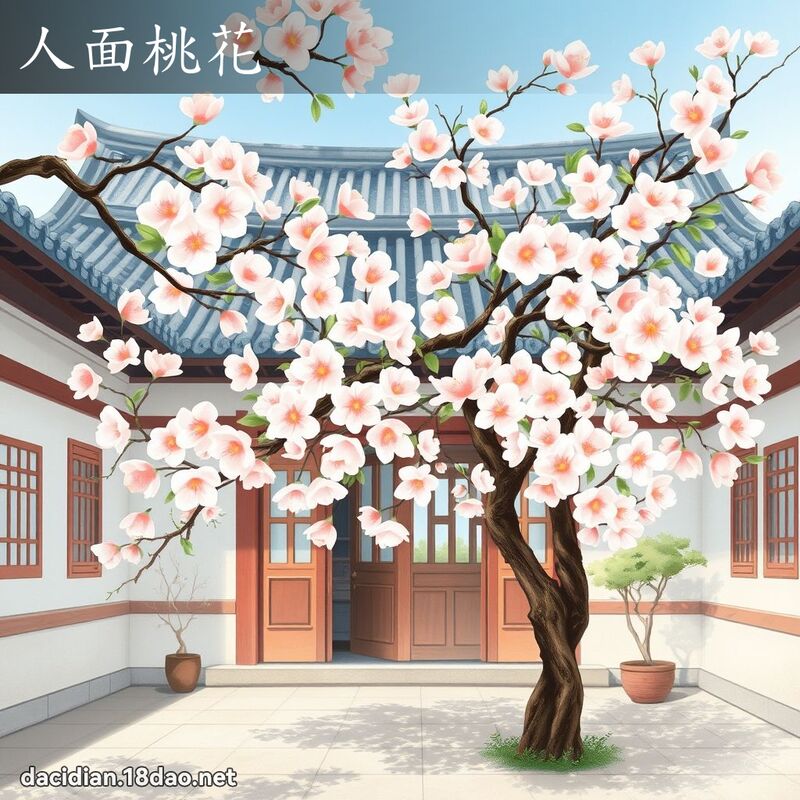 人面桃花 - 国语大辞典配图