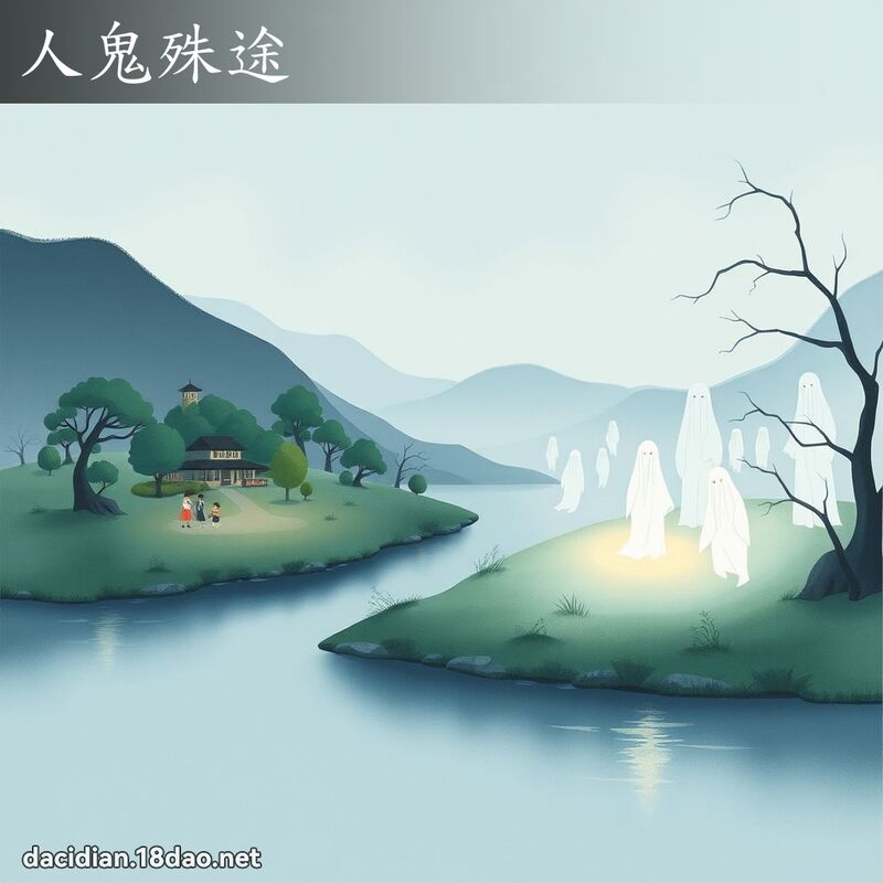 人鬼殊途 - 國語大辭典配圖