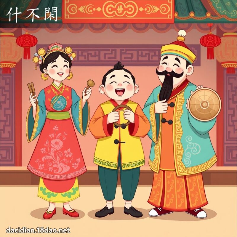 什不闲 - 国语大辞典配图