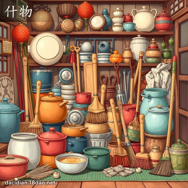 什物 - 國語大辭典配圖