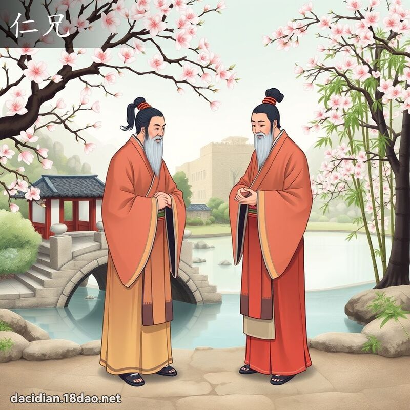 仁兄 - 国语大辞典配图