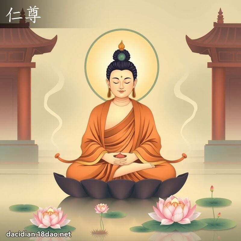 仁尊 - 國語大辭典配圖