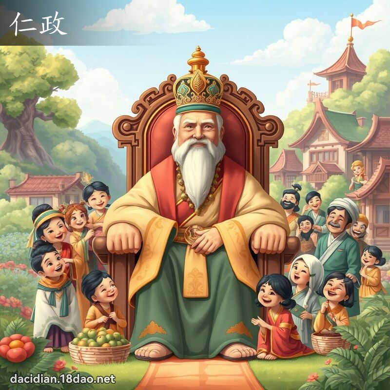 仁政 - 國語大辭典配圖