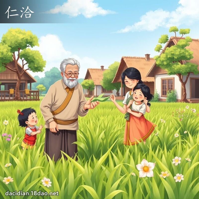 仁洽 - 國語大辭典配圖