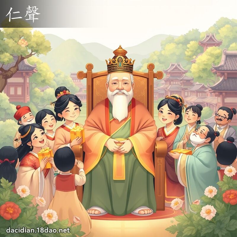仁聲 - 國語大辭典配圖