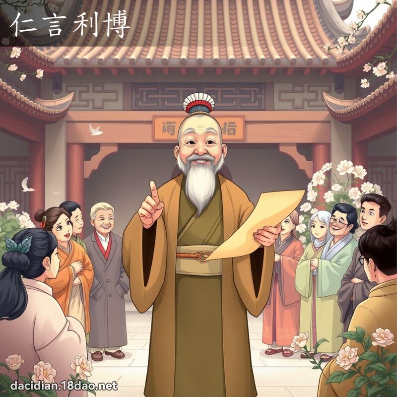 仁言利博 - 国语大辞典配图