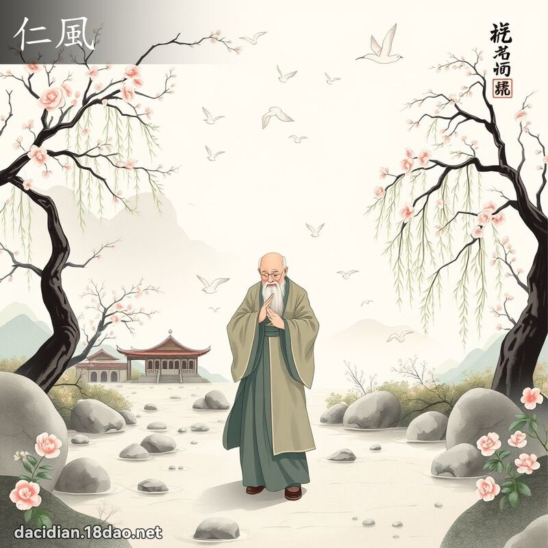 仁風 - 國語大辭典配圖