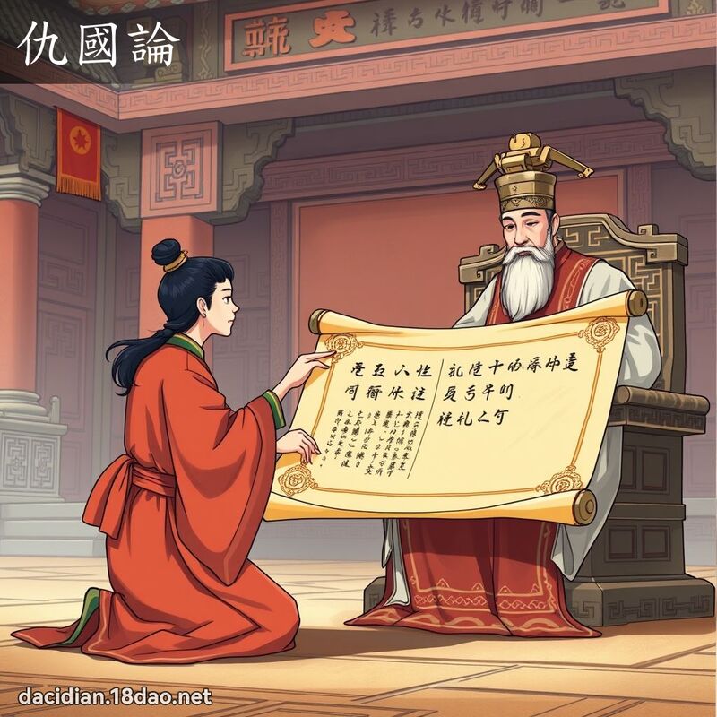 仇国论 - 国语大辞典配图