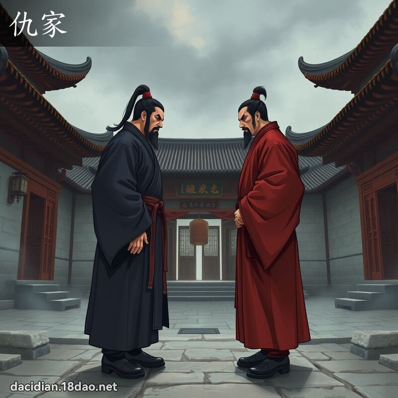 仇家 - 國語大辭典配圖