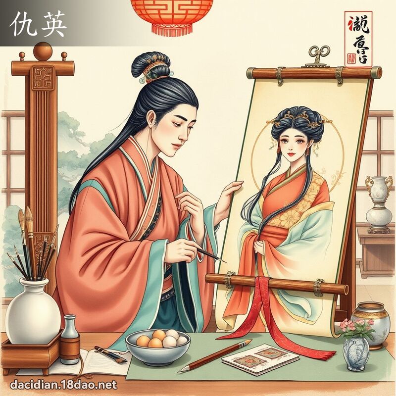 仇英 - 国语大辞典配图