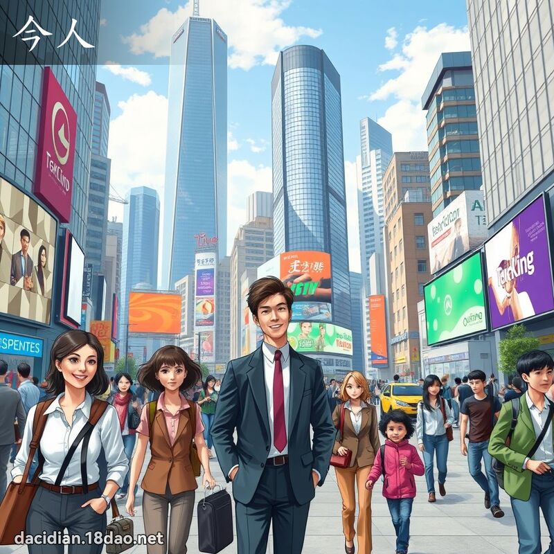 今人 - 国语大辞典配图