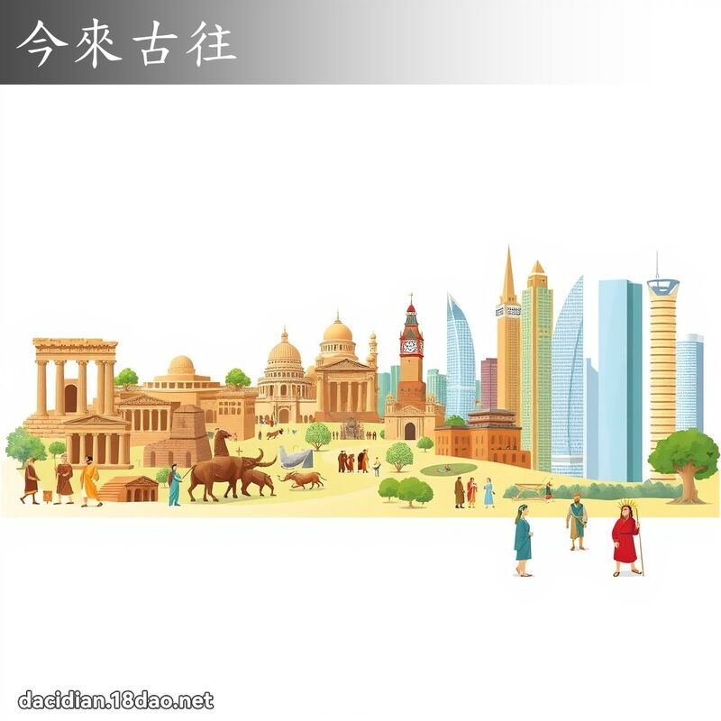 今来古往 - 国语大辞典配图