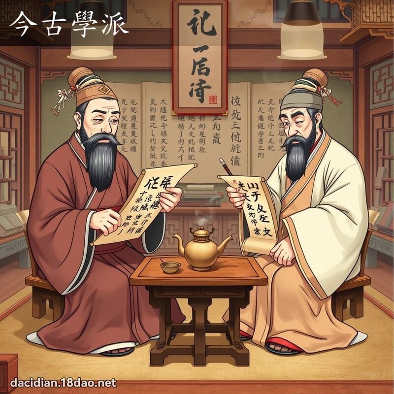 今古學派 - 國語大辭典配圖
