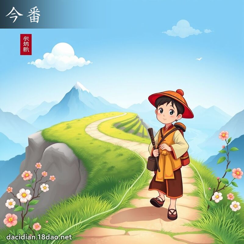 今番 - 國語大辭典配圖