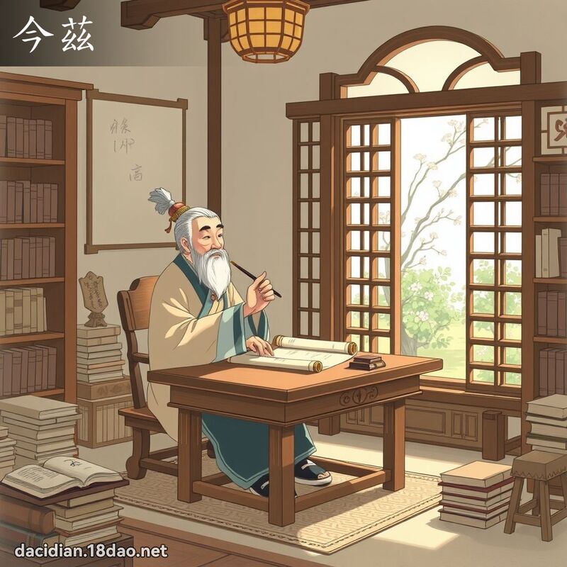 今茲 - 國語大辭典配圖