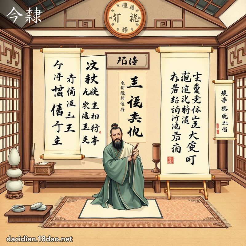 今隶 - 国语大辞典配图