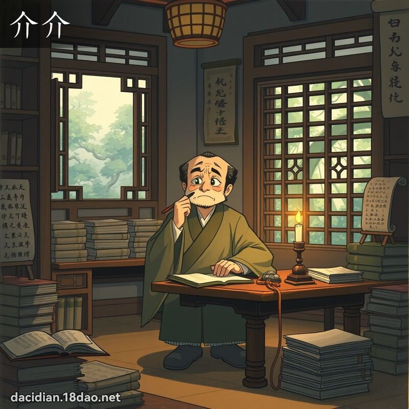 介介 - 國語大辭典配圖