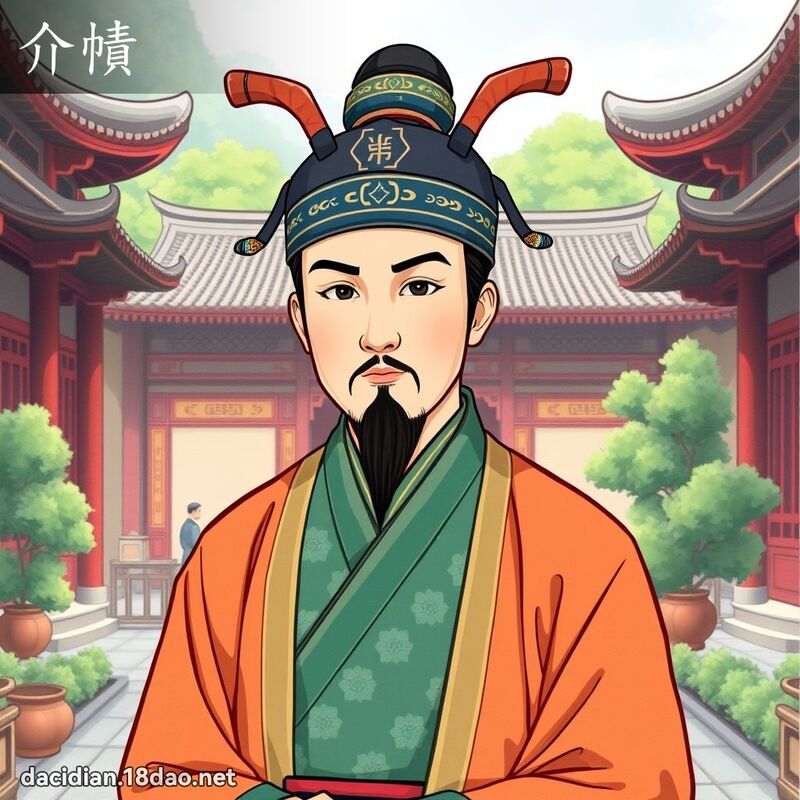 介幘 - 國語大辭典配圖