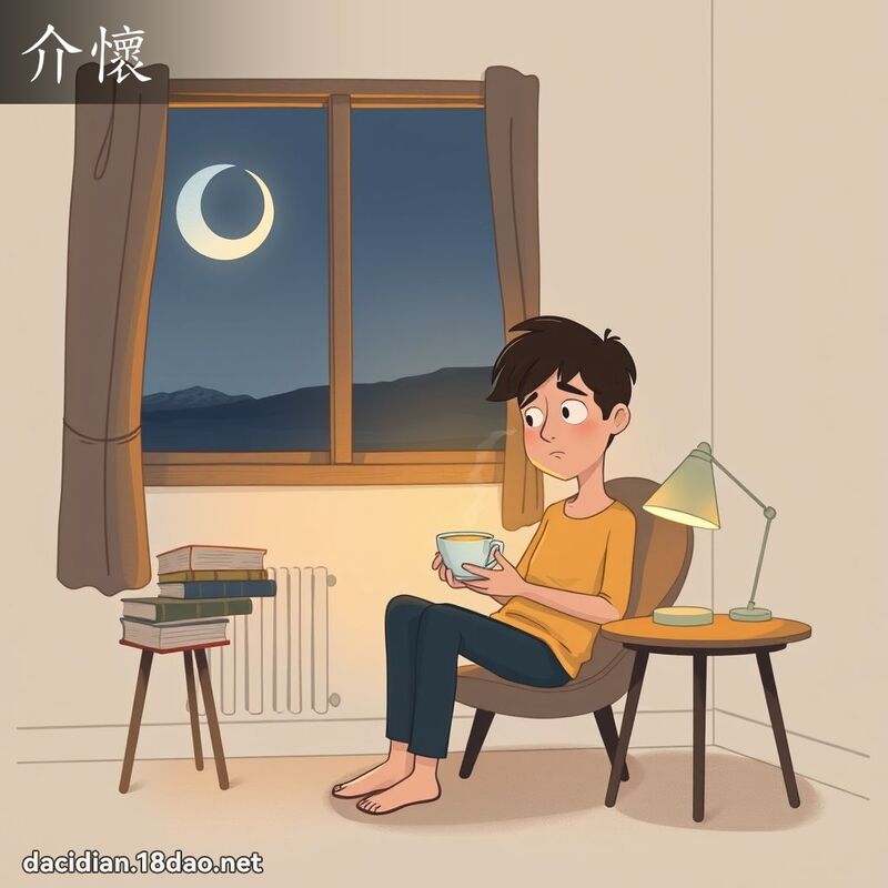 介怀 - 国语大辞典配图