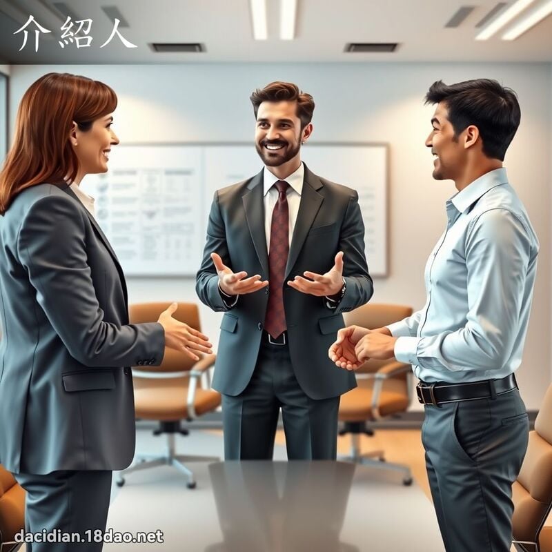介绍人 - 国语大辞典配图