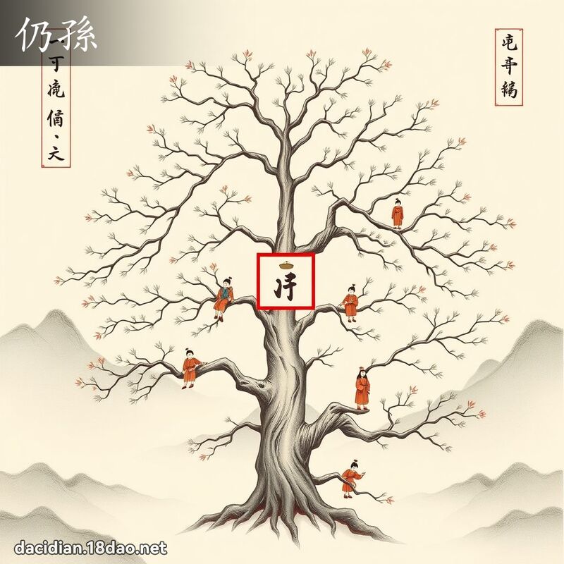 仍孫 - 國語大辭典配圖