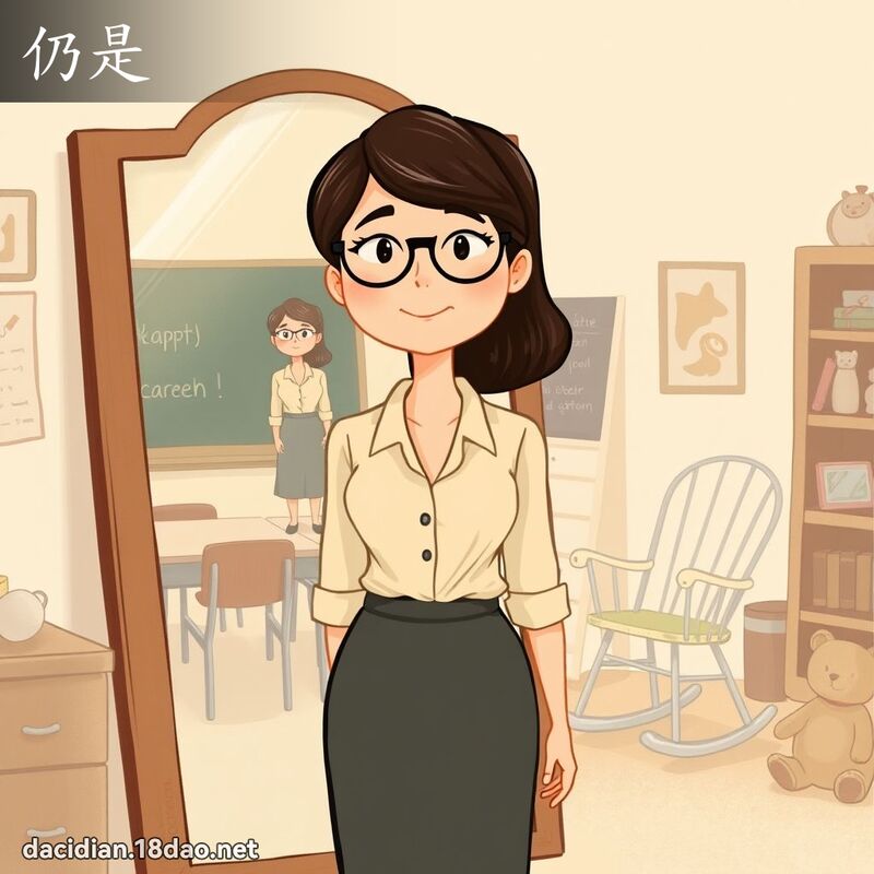 仍是 - 國語大辭典配圖