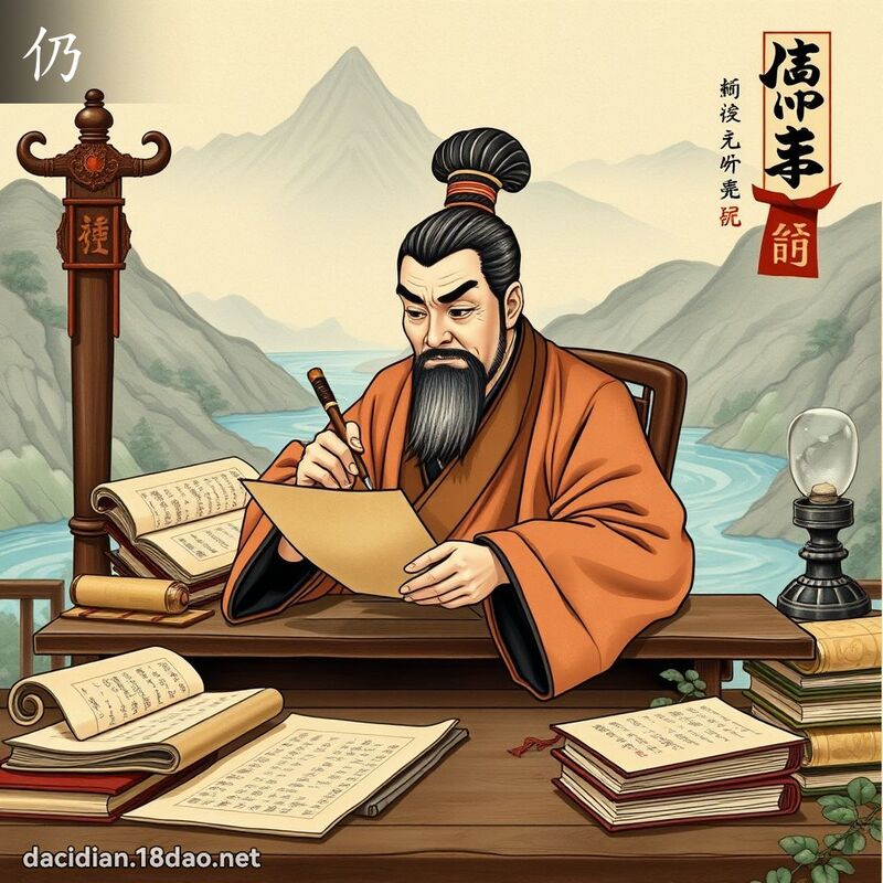 仍 - 国语大辞典配图
