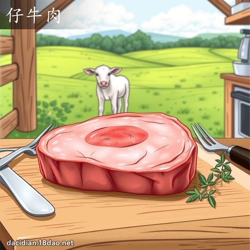 仔牛肉 - 國語大辭典配圖