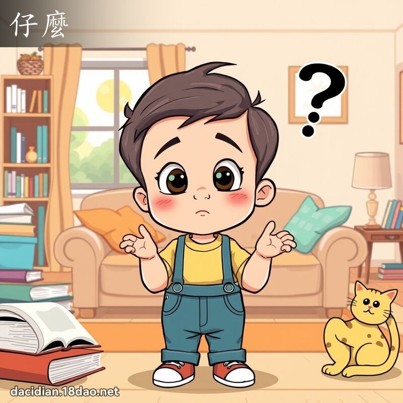 仔么 - 国语大辞典配图