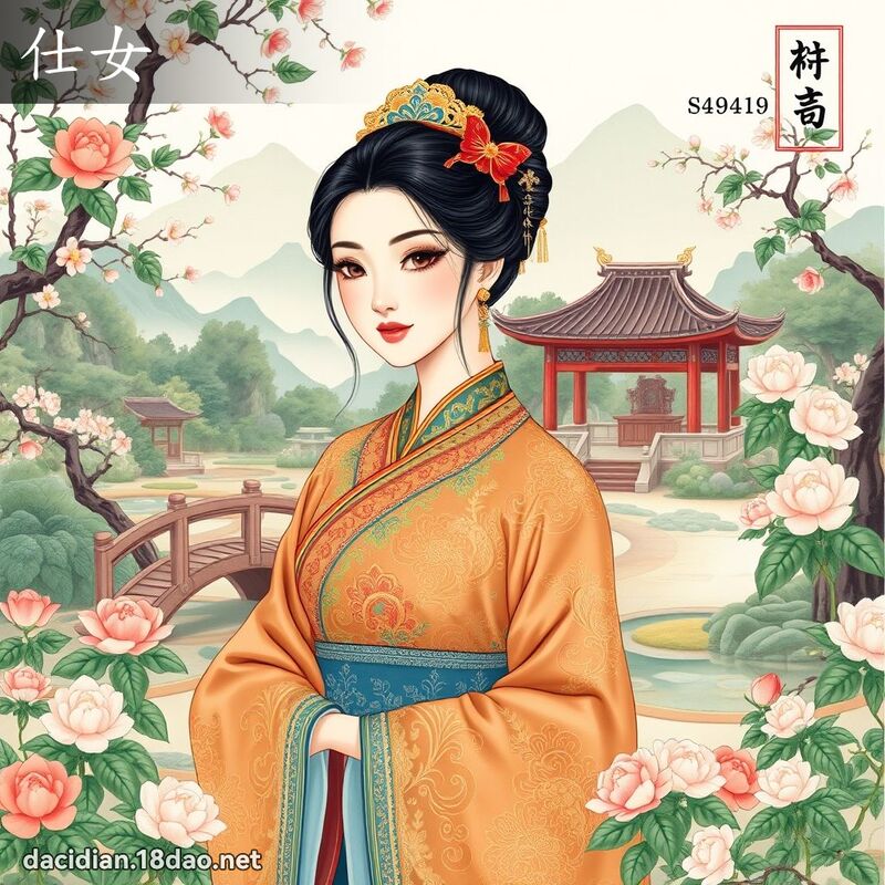 仕女 - 国语大辞典配图