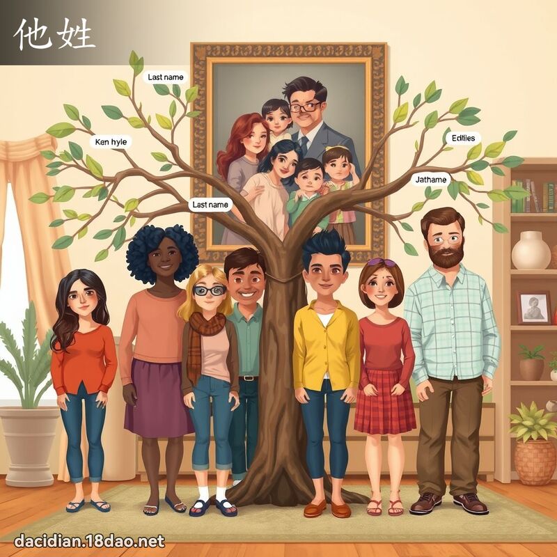 他姓 - 國語大辭典配圖