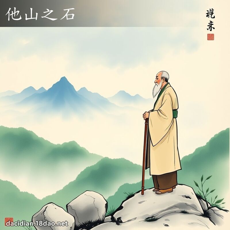 他山之石 - 国语大辞典配图