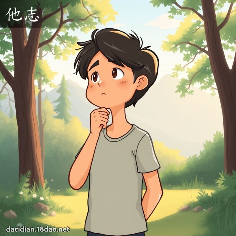 他志 - 国语大辞典配图