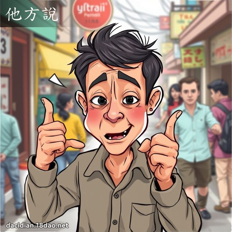 他方說 - 國語大辭典配圖