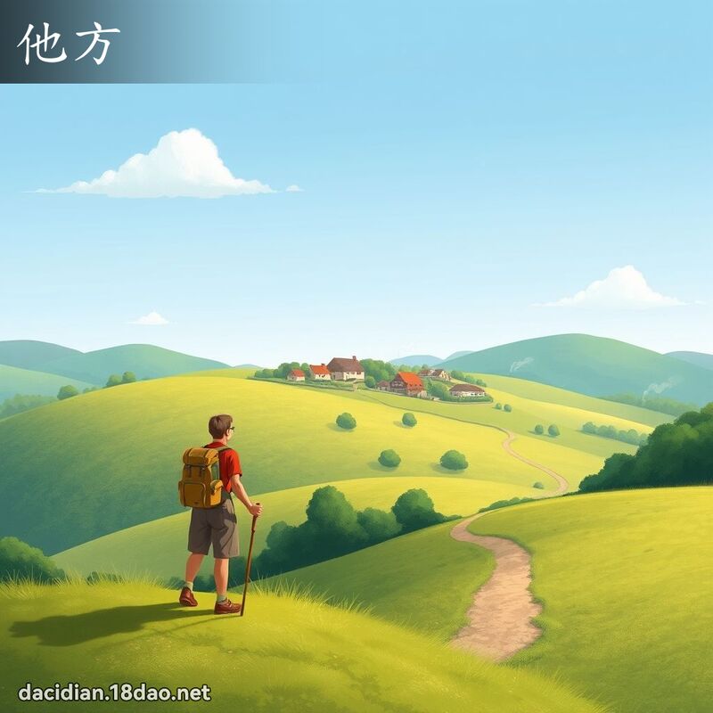 他方 - 國語大辭典配圖