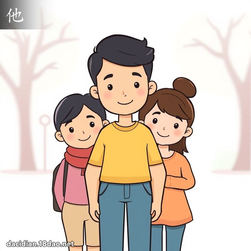 汉字: 他 (多音字)
