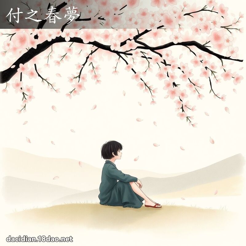 付之春夢 - 國語大辭典配圖