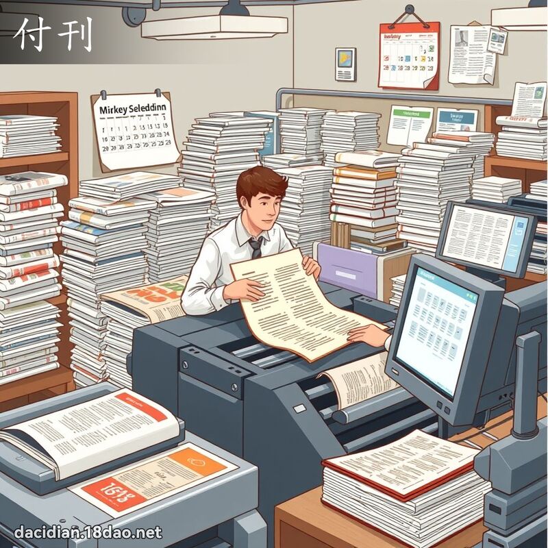 付刊 - 國語大辭典配圖