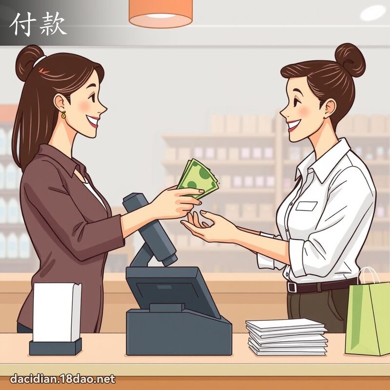 付款 - 國語大辭典配圖