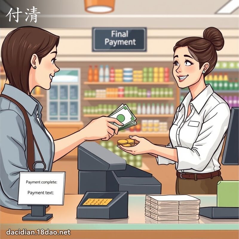 付清 - 国语大辞典配图