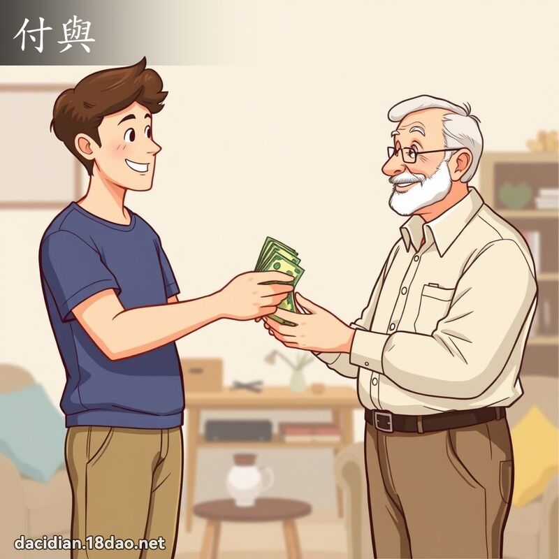 付與 - 國語大辭典配圖
