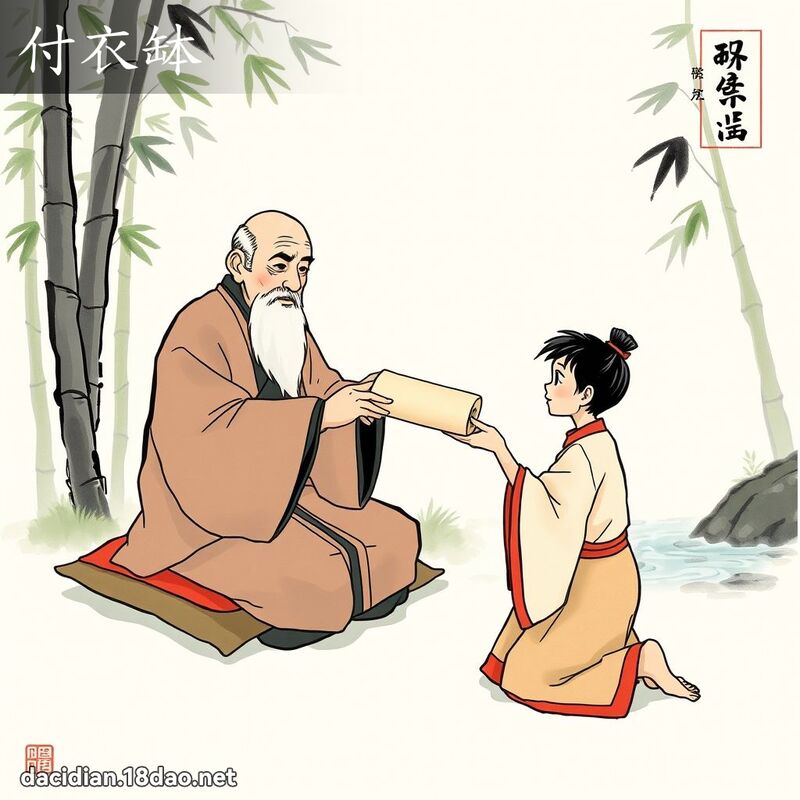 付衣缽 - 國語大辭典配圖