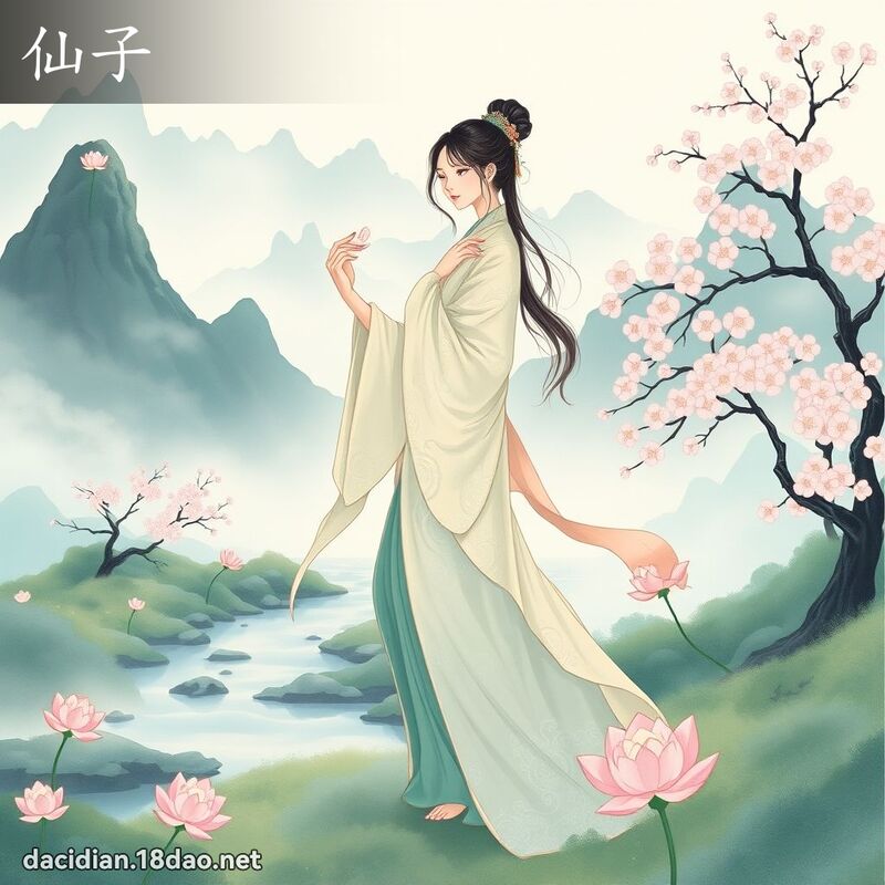 仙子 - 國語大辭典配圖