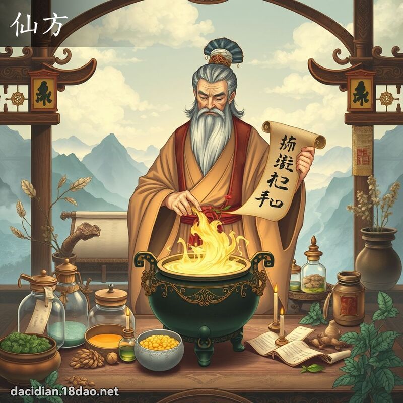 仙方 - 國語大辭典配圖